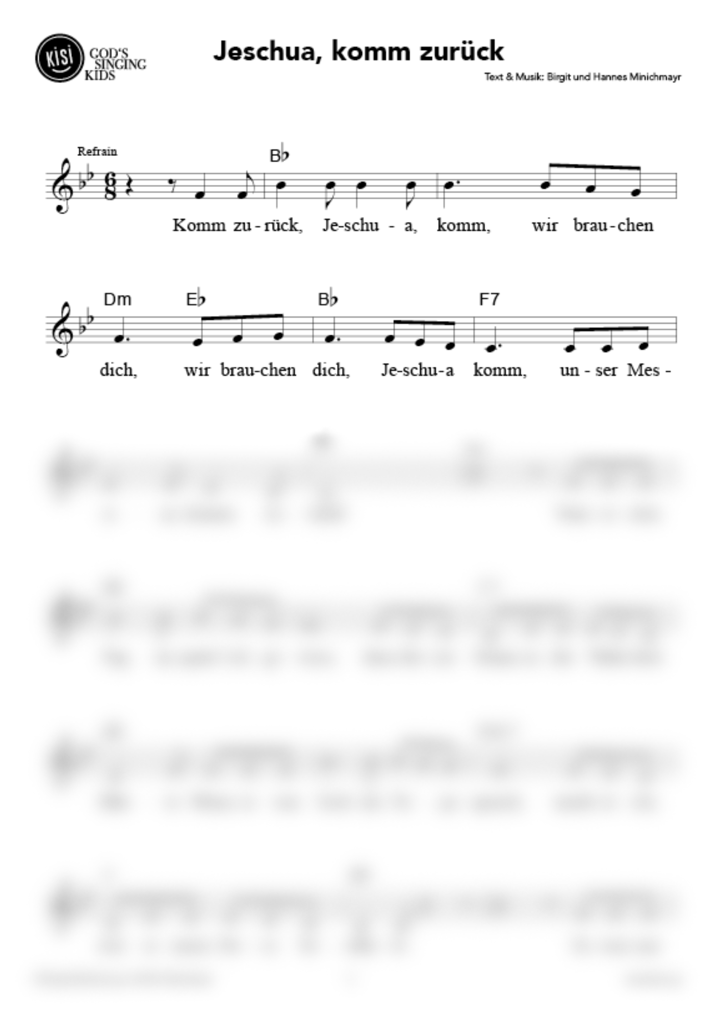 Jeschua, komm zurück (pdf)