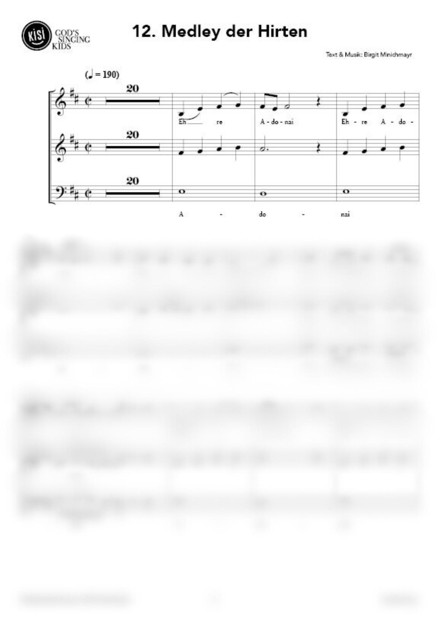 Medley der Hirten (pdf)