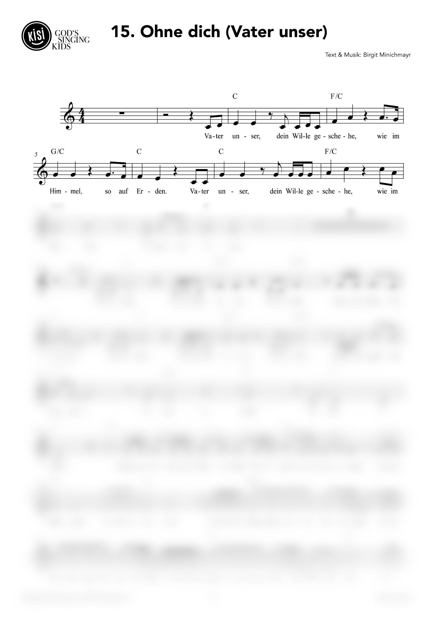 Ohne dich (Vater unser) (pdf)
