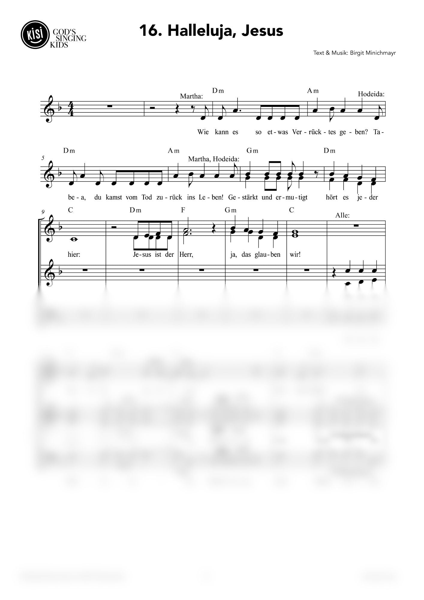 Halleluja, Jesus (pdf)