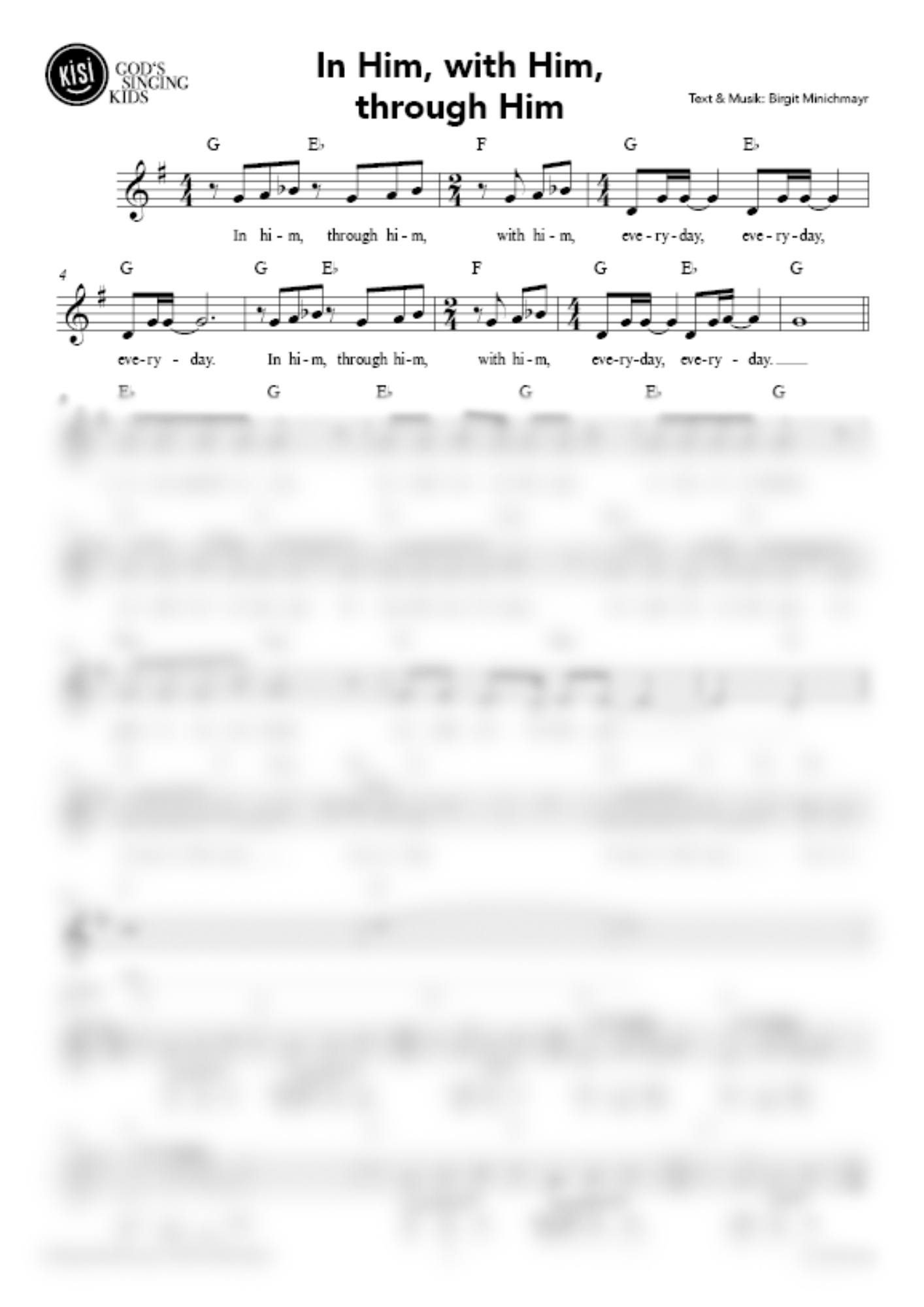 In Him, with Him, trough Him (pdf)
