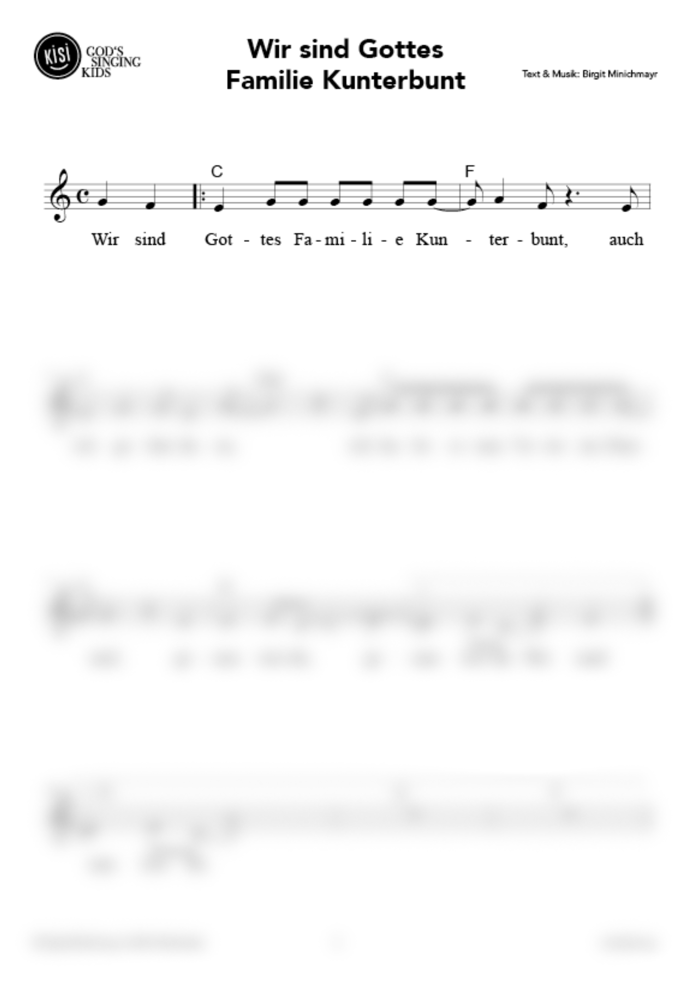 Wir sind Gottes Familie Kunterbunt (pdf)