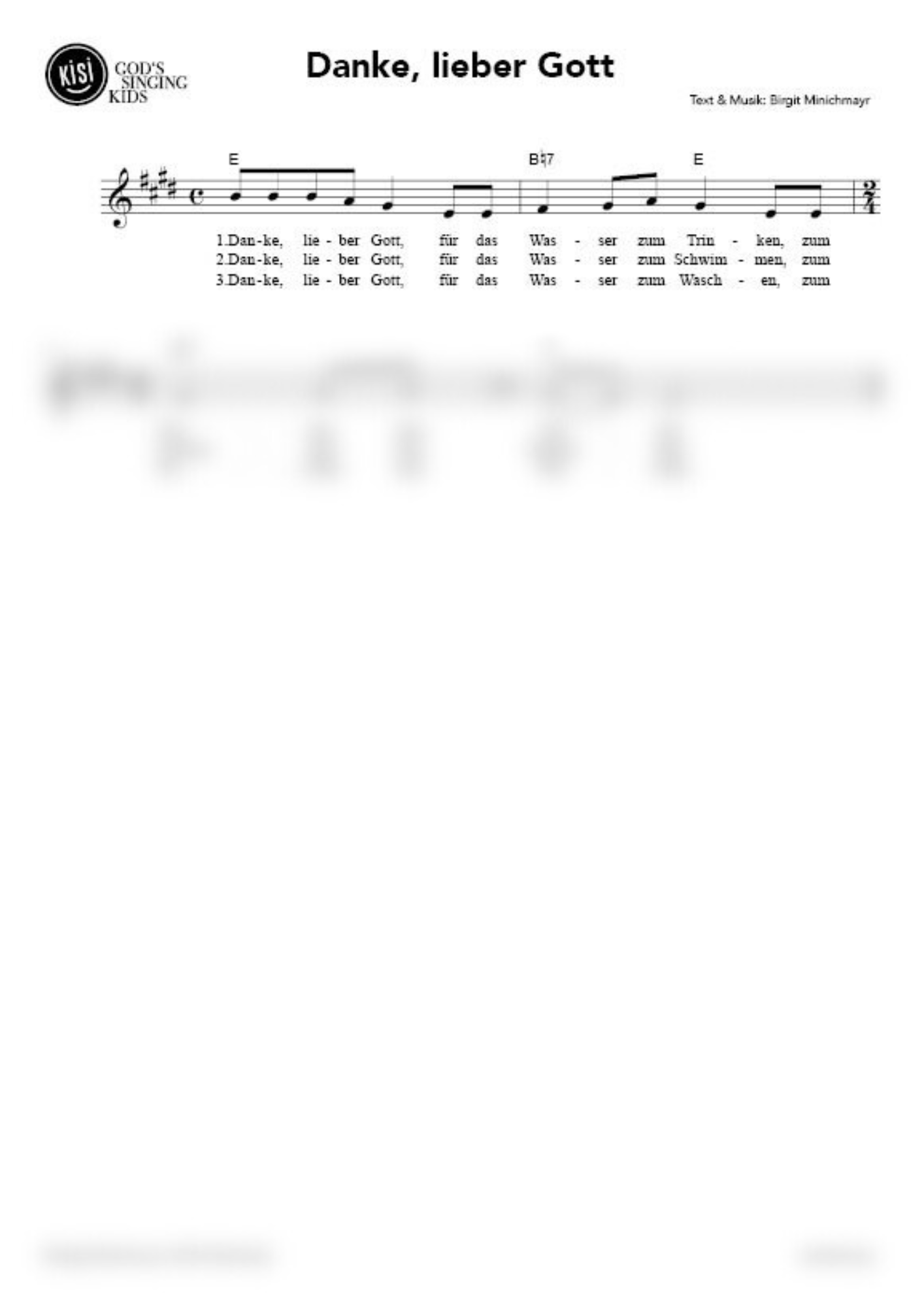 Danke, lieber Gott (pdf)