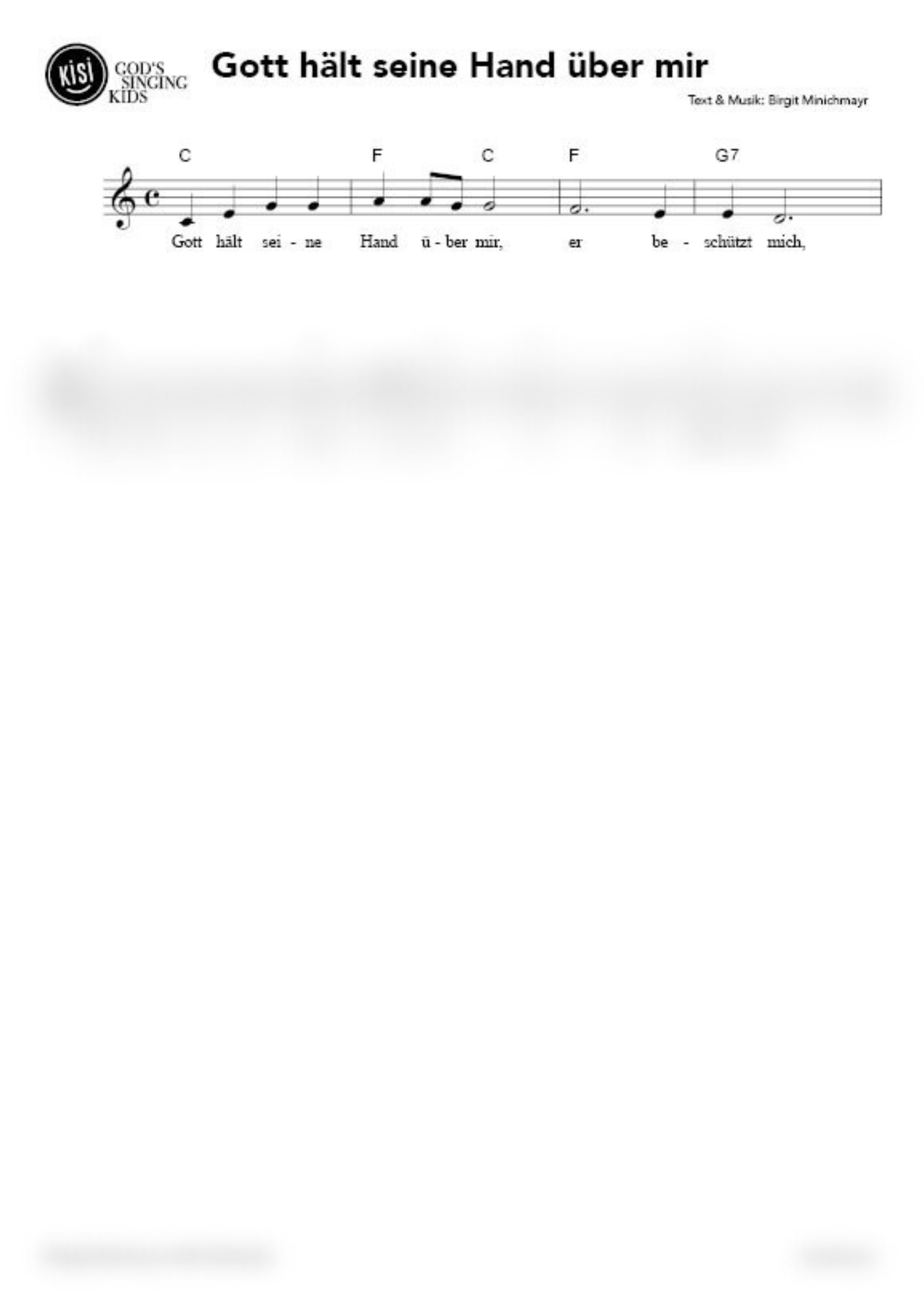Gott hält seine Hand über mich (pdf)