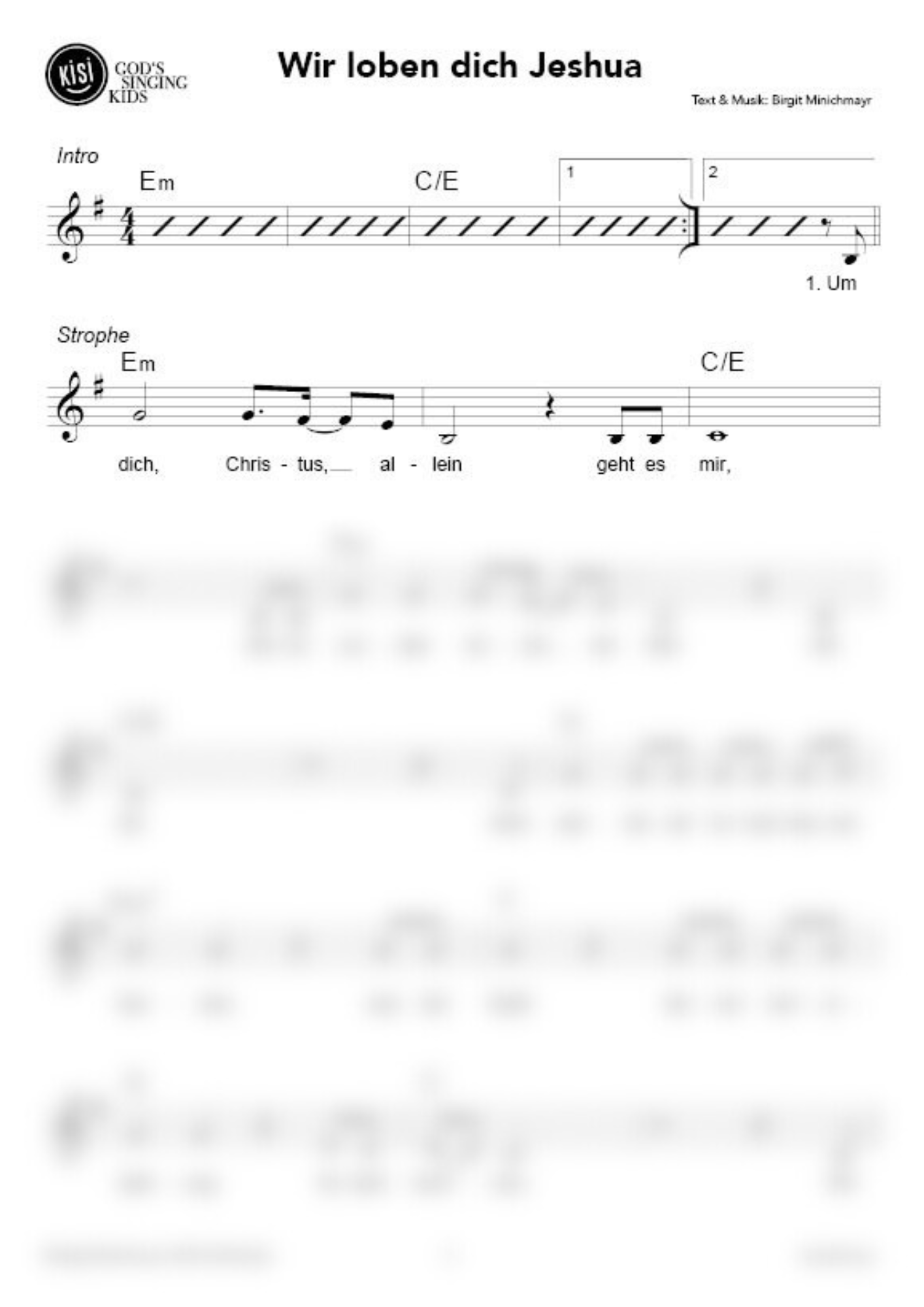 Wir loben dich Jeshua (pdf)