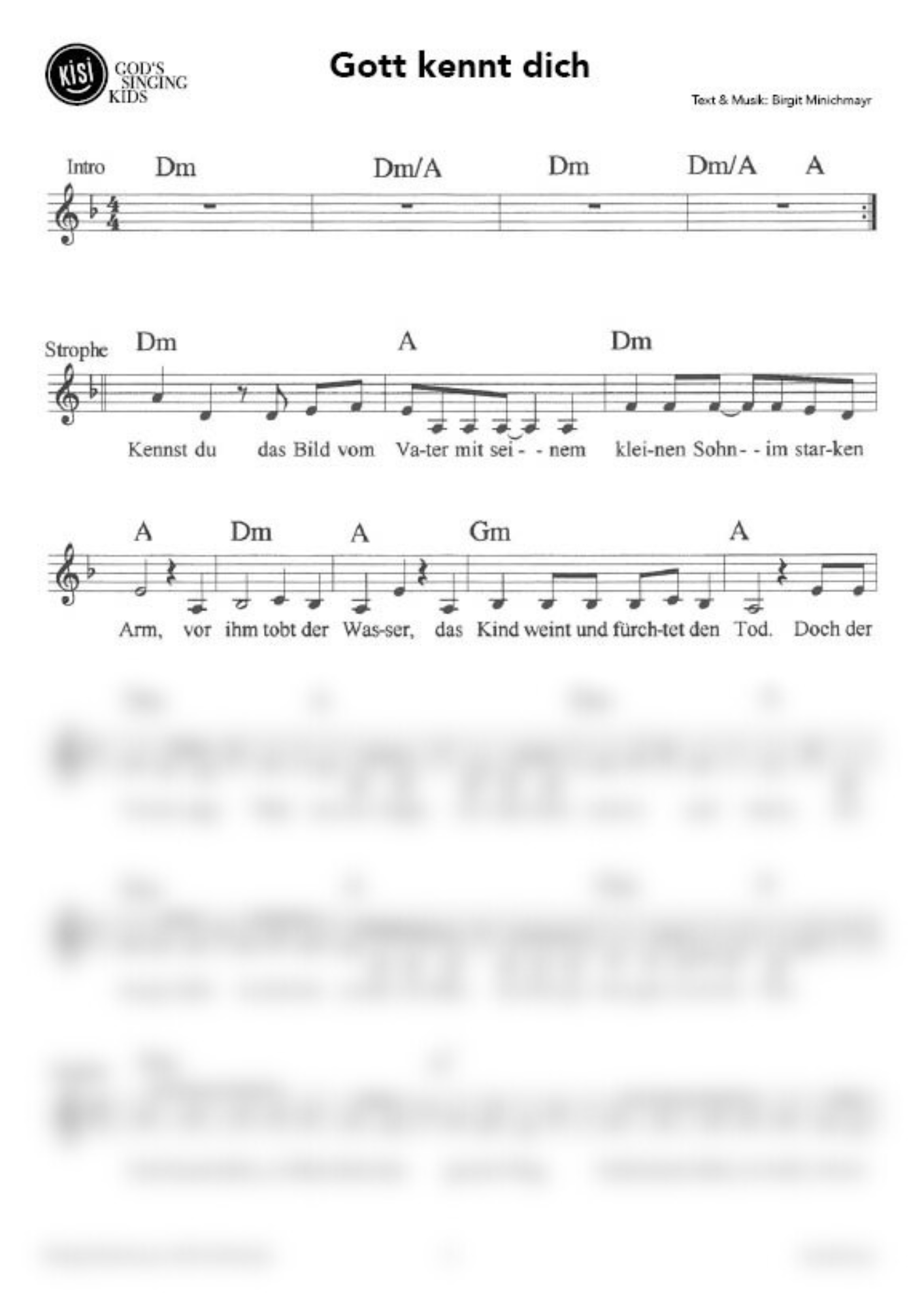 Gott kennt dich (pdf)