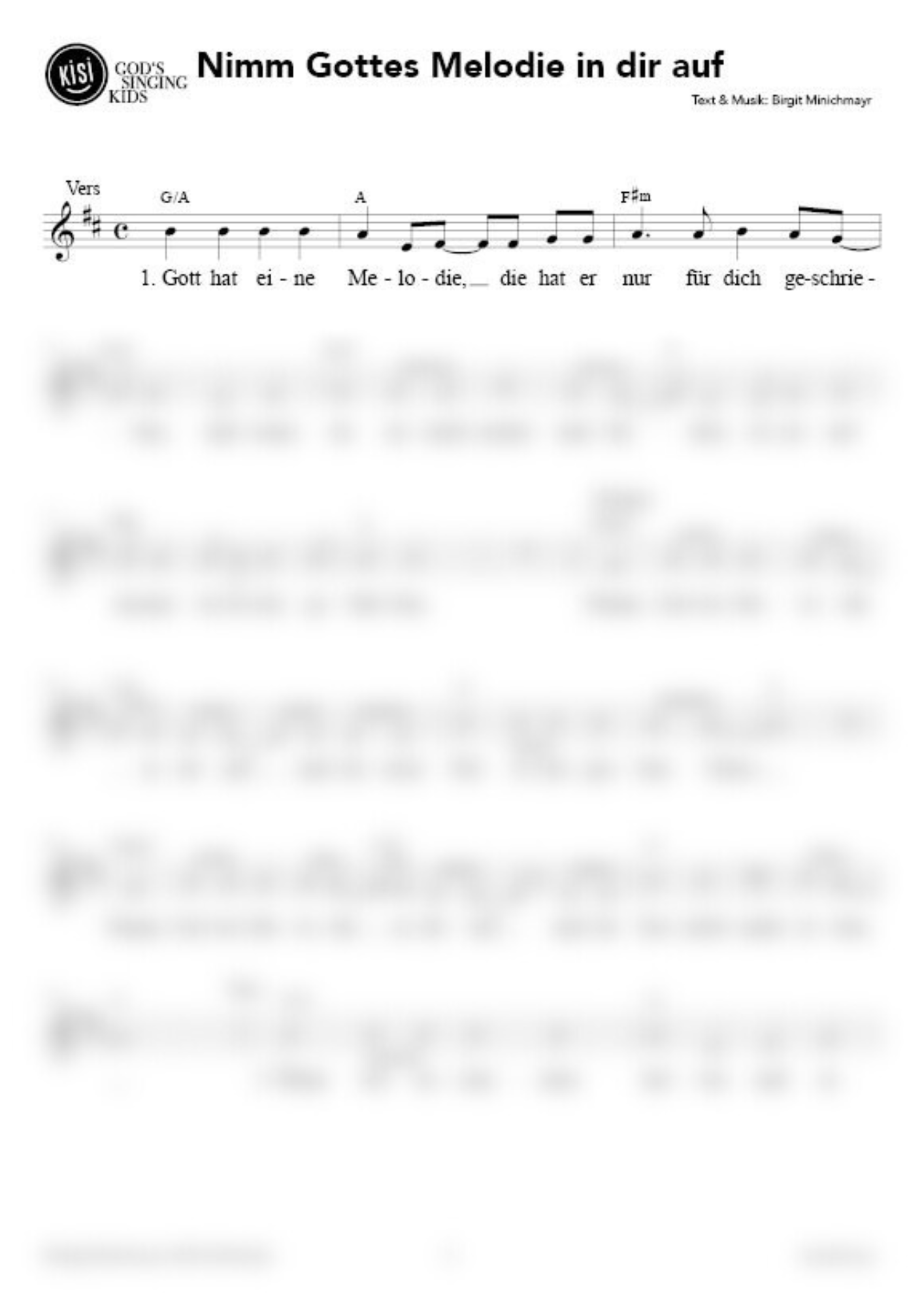 Nimm Gottes Melodie in dir auf (pdf)