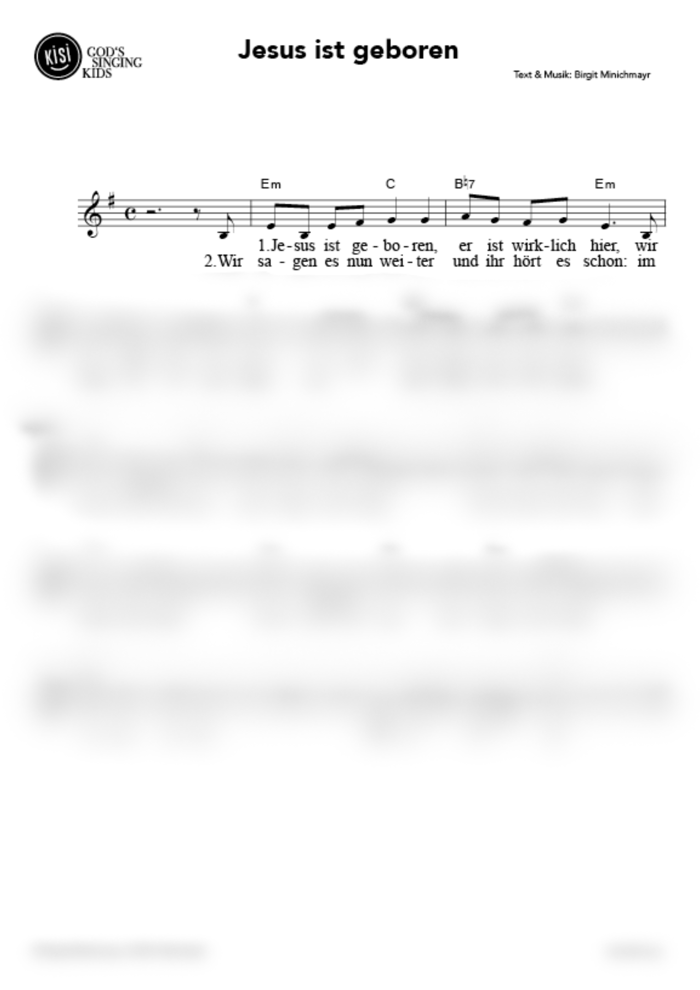 Jesus ist geboren (pdf)