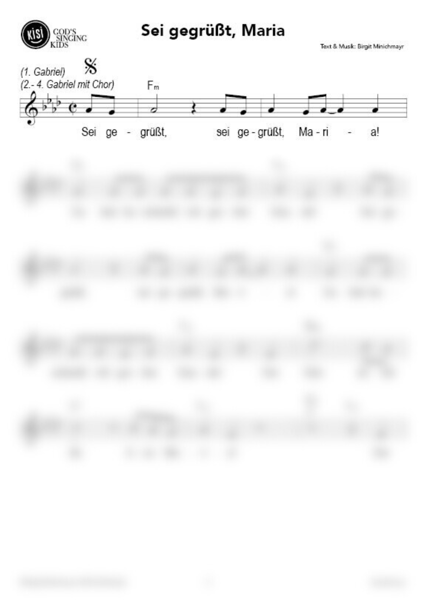 Sei gegrüßt, Maria (pdf)