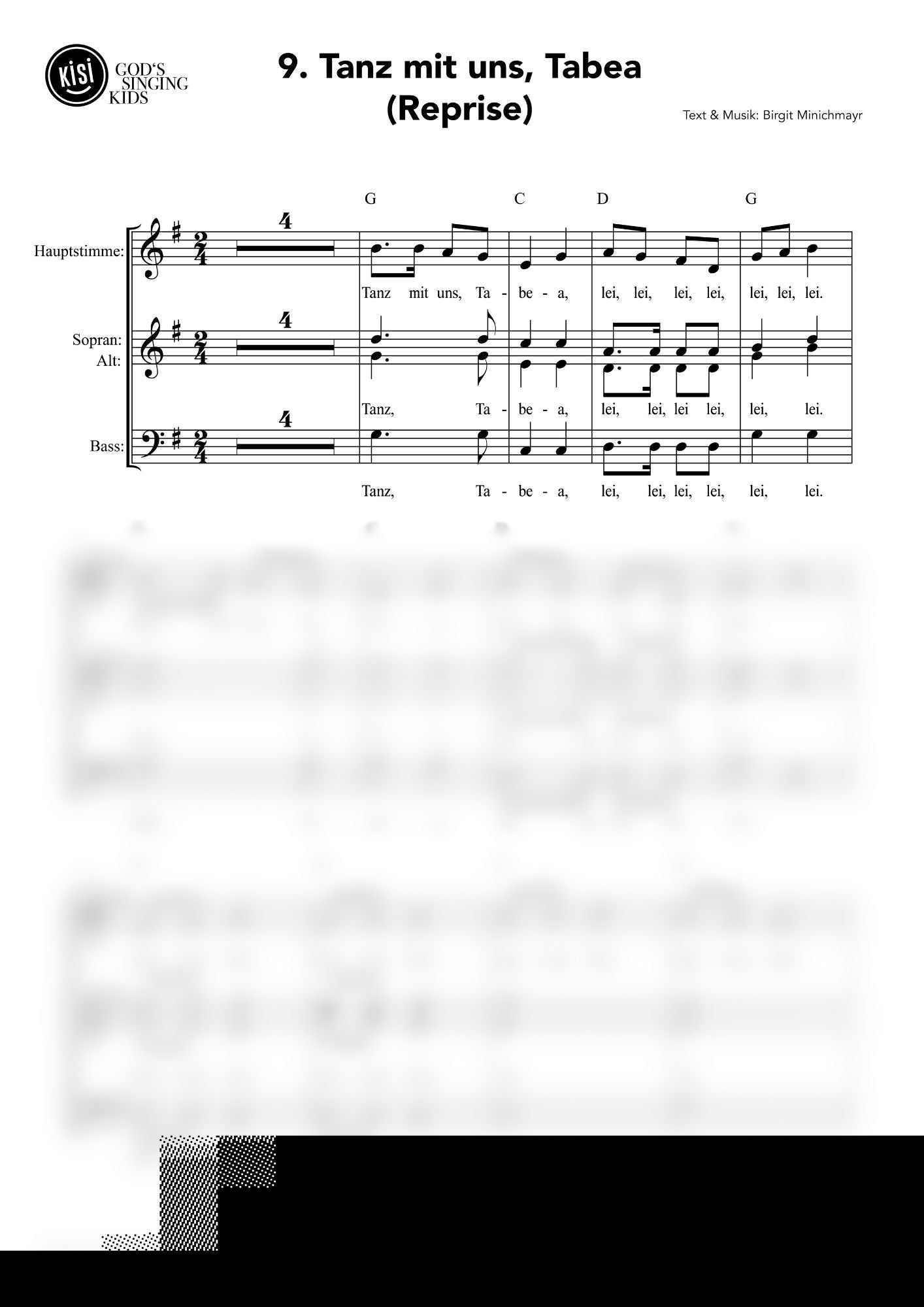 Tanz mit uns, Tabea (Reprise) (pdf)