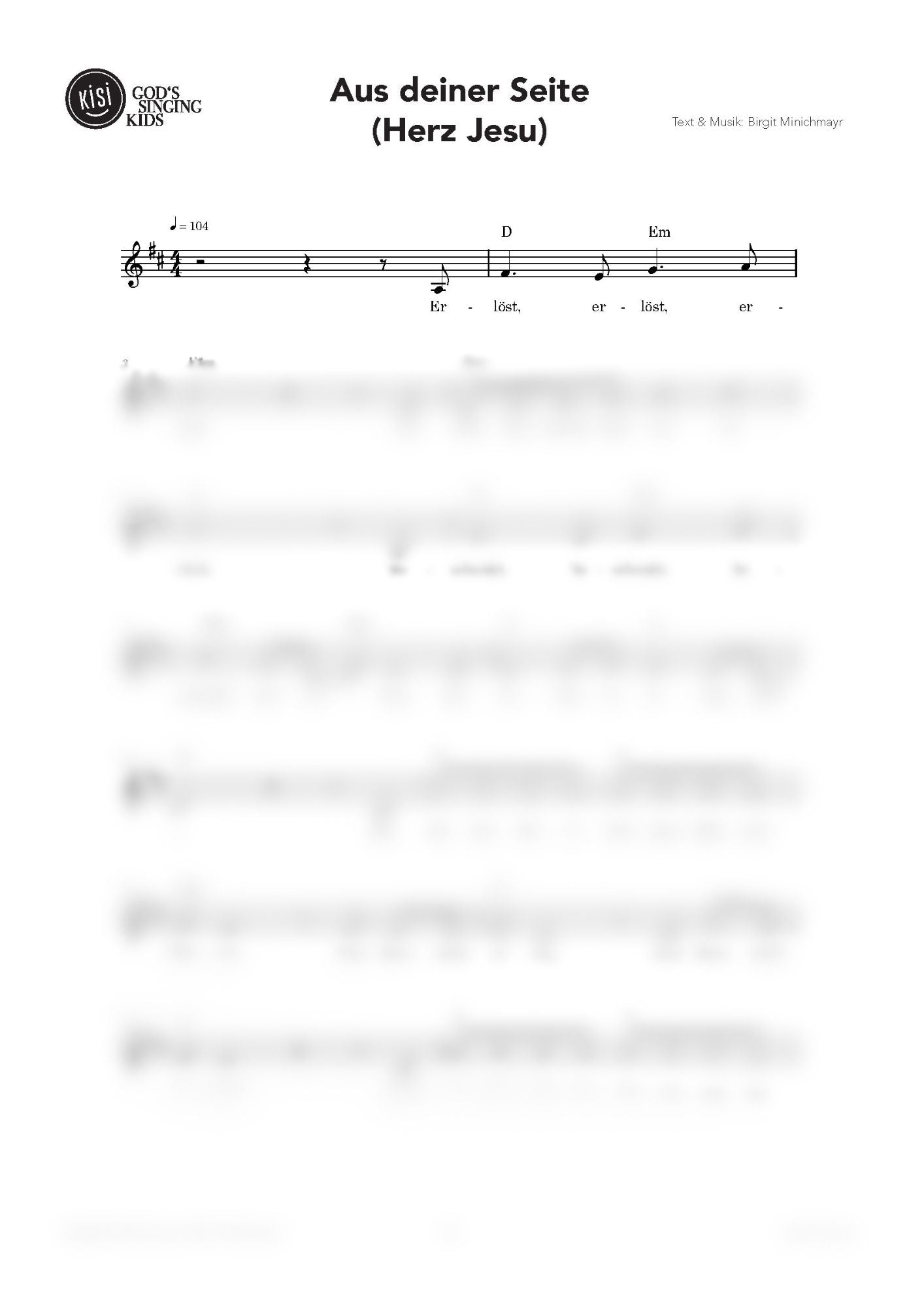 Aus deiner Seite (Herz Jesu)