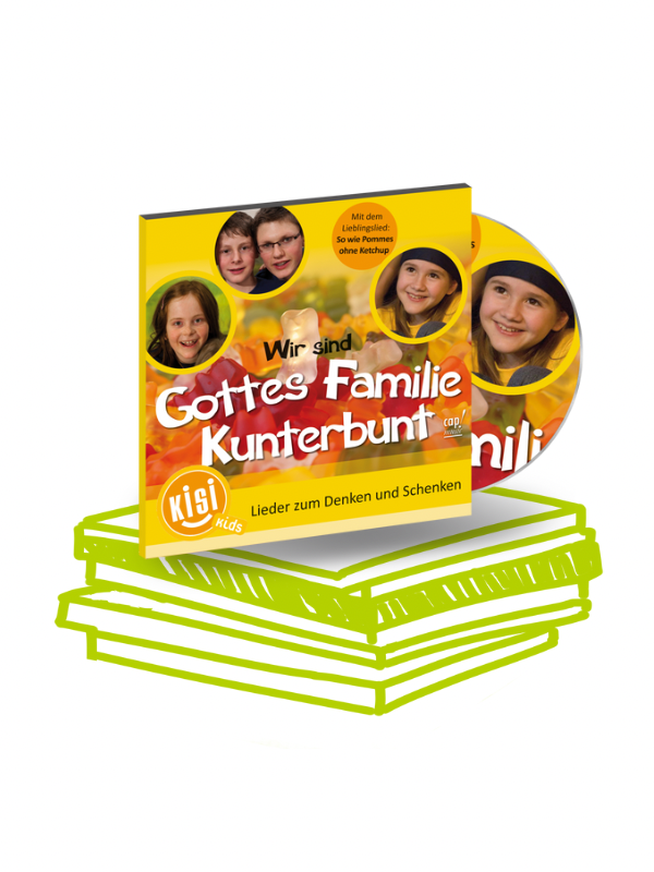 Wir sind Gottes Familie Kunterbunt  Lieder zum Denken und Schenken (CD & MP3)