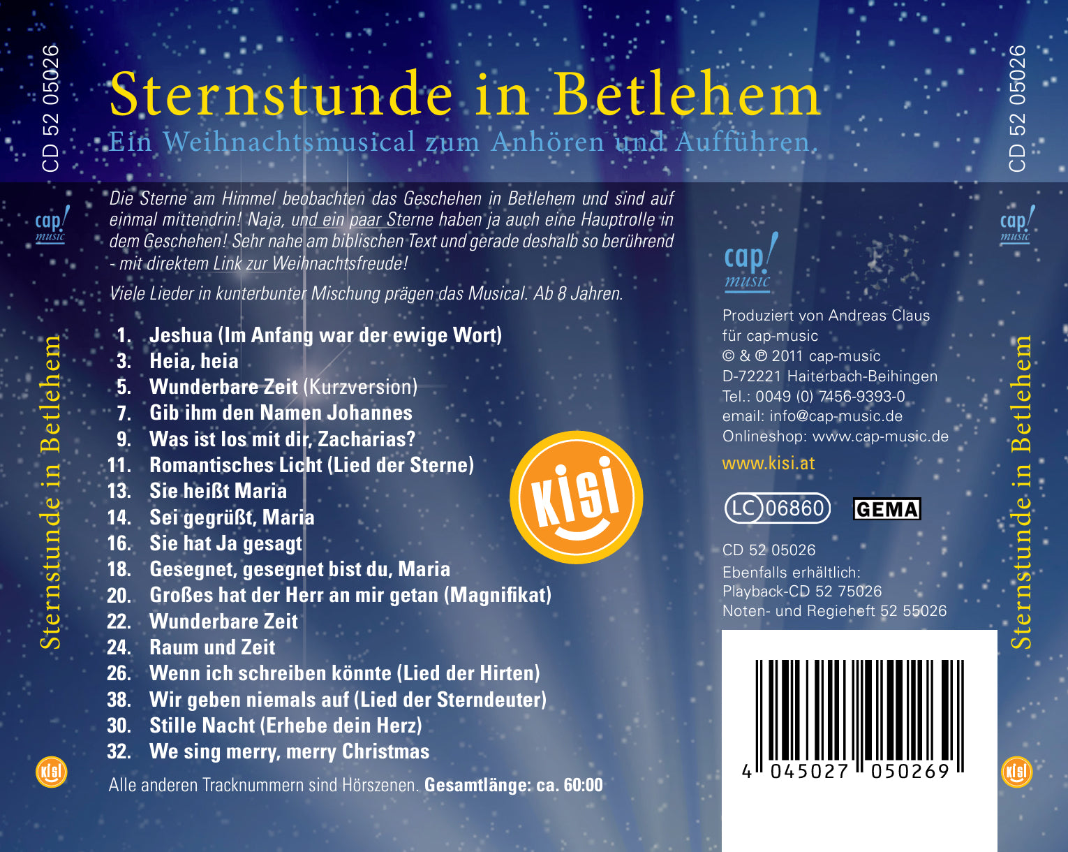 Sternstunde in Betlehem (CD & MP3)