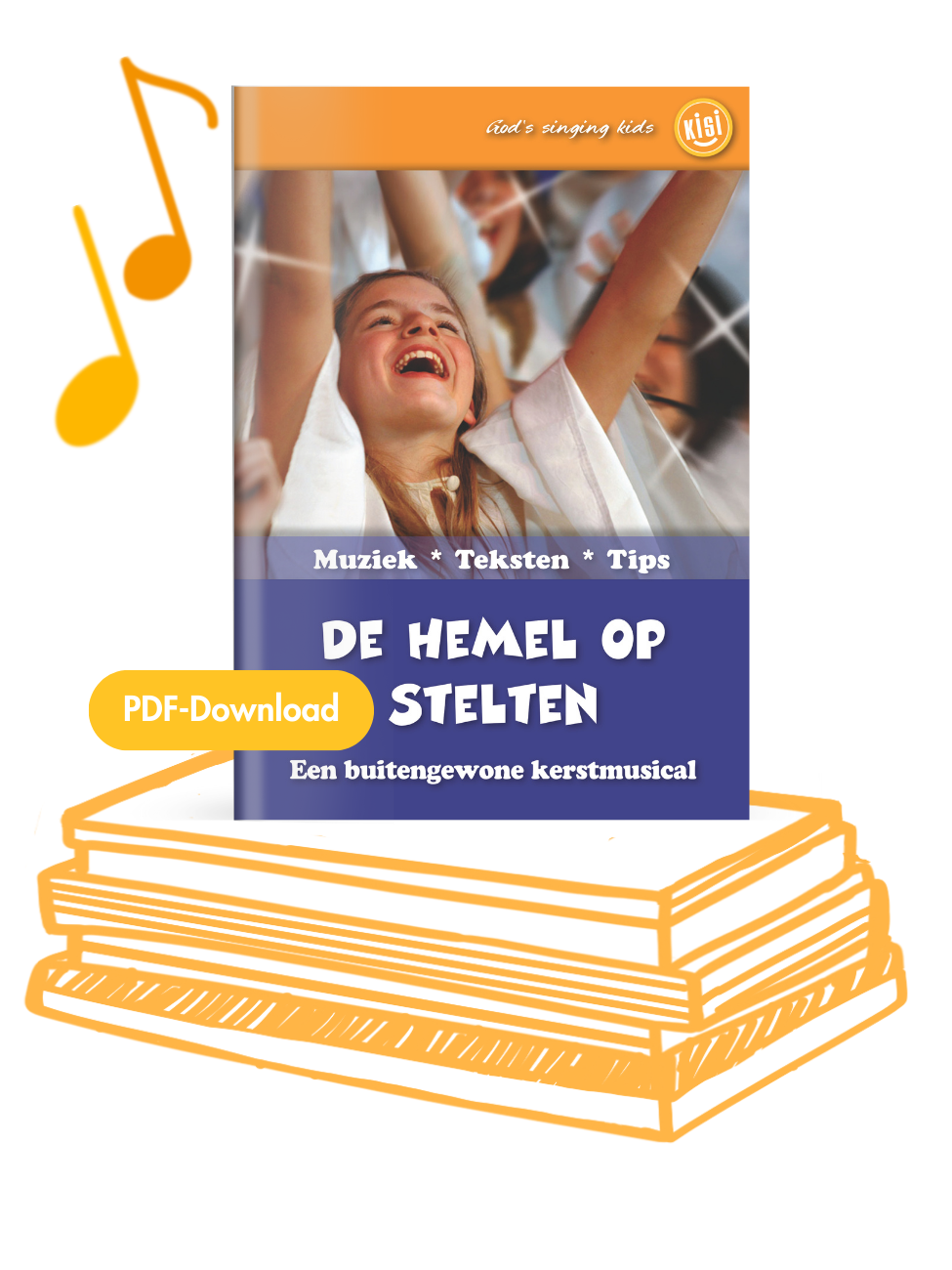 De hemel op stelten (holländisches Liederheft)