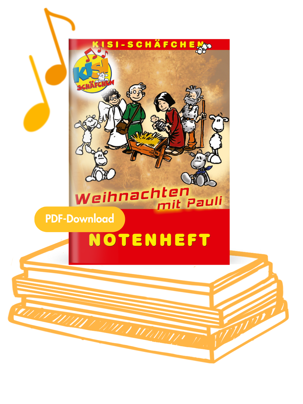 Weihnachten mit Pauli (Lieder- und Textheft)