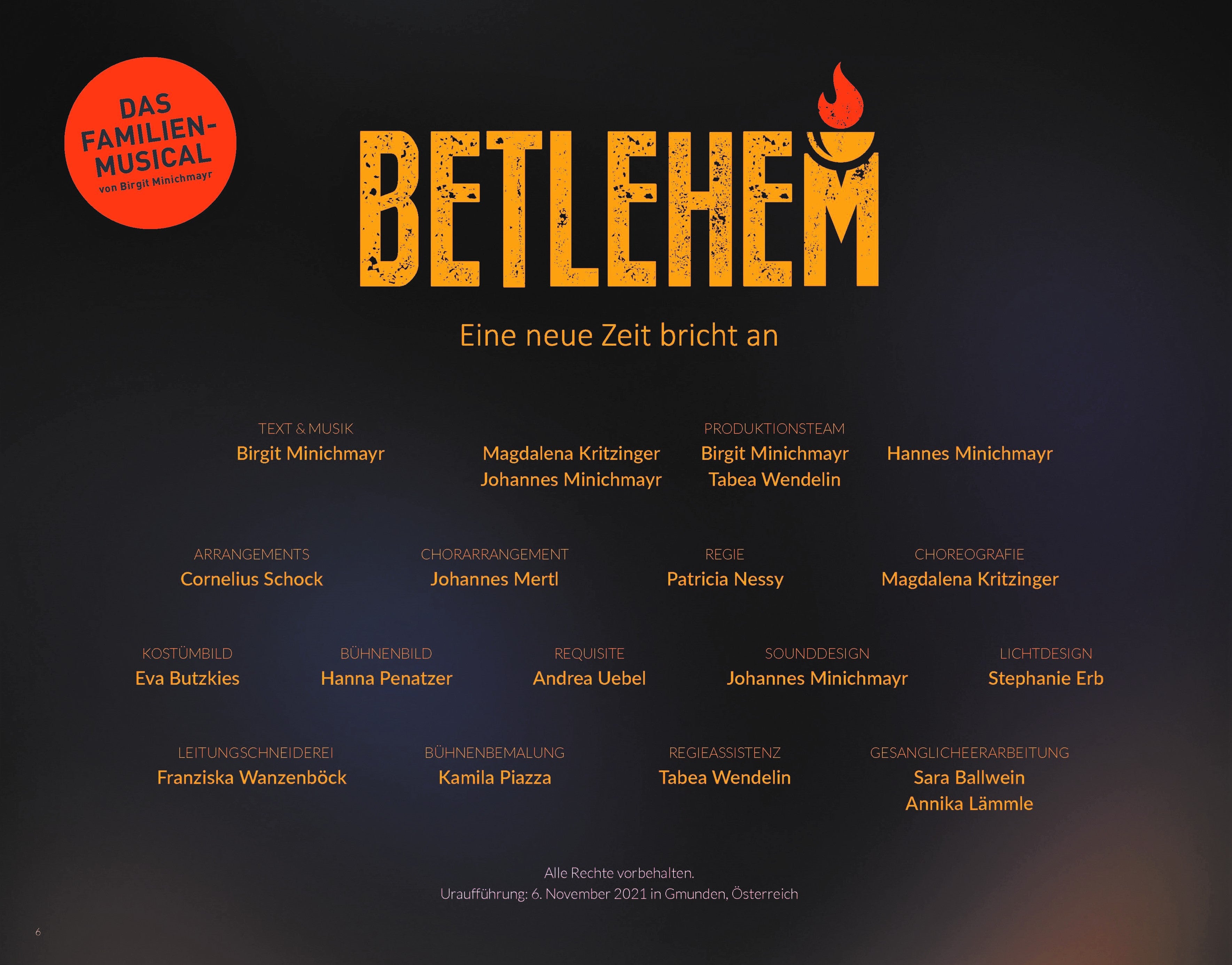 Betlehem (Programmheft)